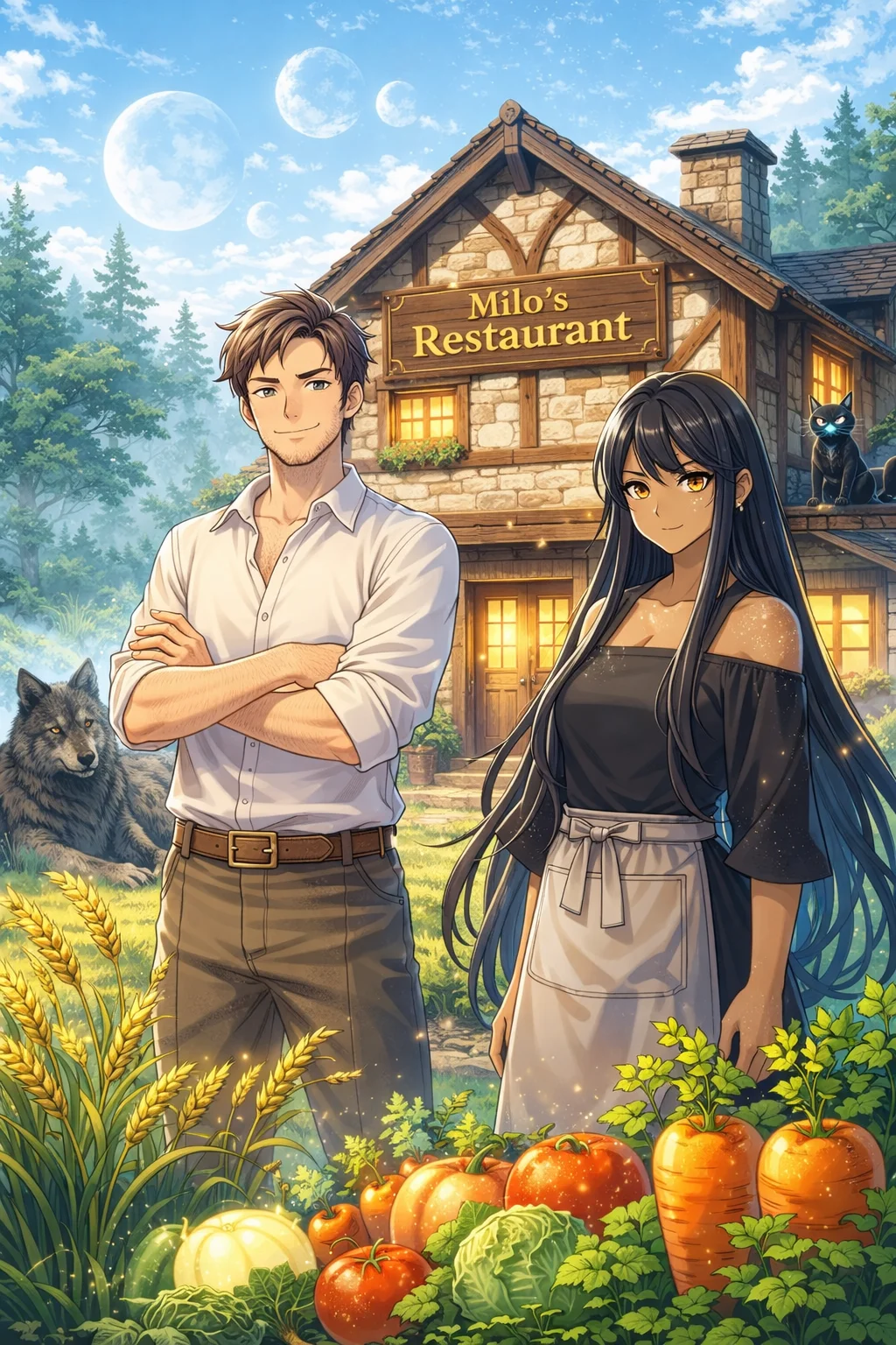 Cover of The Interstellar Restaurant In a Fantasy World